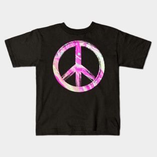 Peace Symbol Love Hippie Gift Kids T-Shirt